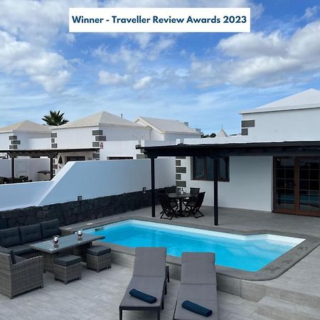 Stunning Villa Arabella - Heated Pool - Bbq - Amazing Terrace - Playa Blanca Ngoại thất bức ảnh